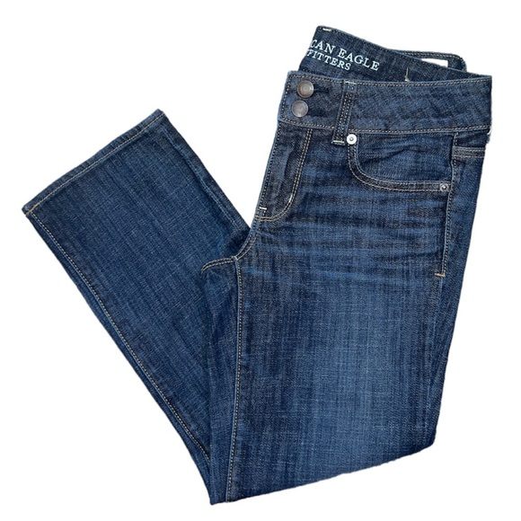 BNWOT American Eagle Denim Artist Crop Stretch Jeans - Picture 1 of 10